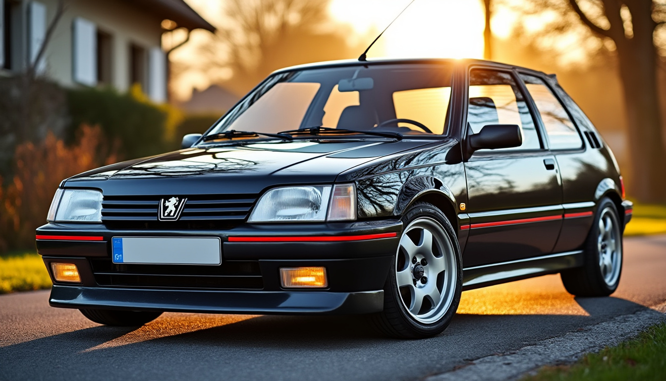 découvrez la peugeot 309 gti 16 soupapes turbo, une voiture de légende qui séduit les passionnés d'automobile depuis des générations grâce à son design intemporel, ses performances sportives et son caractère unique.